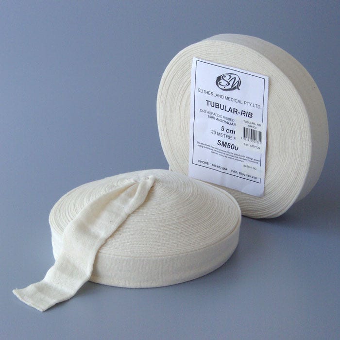 Tubular Rib Orthopaedic Stockinette 20cm