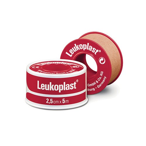 Leukoplast Standard Tape 2.5cmx5mtr Red