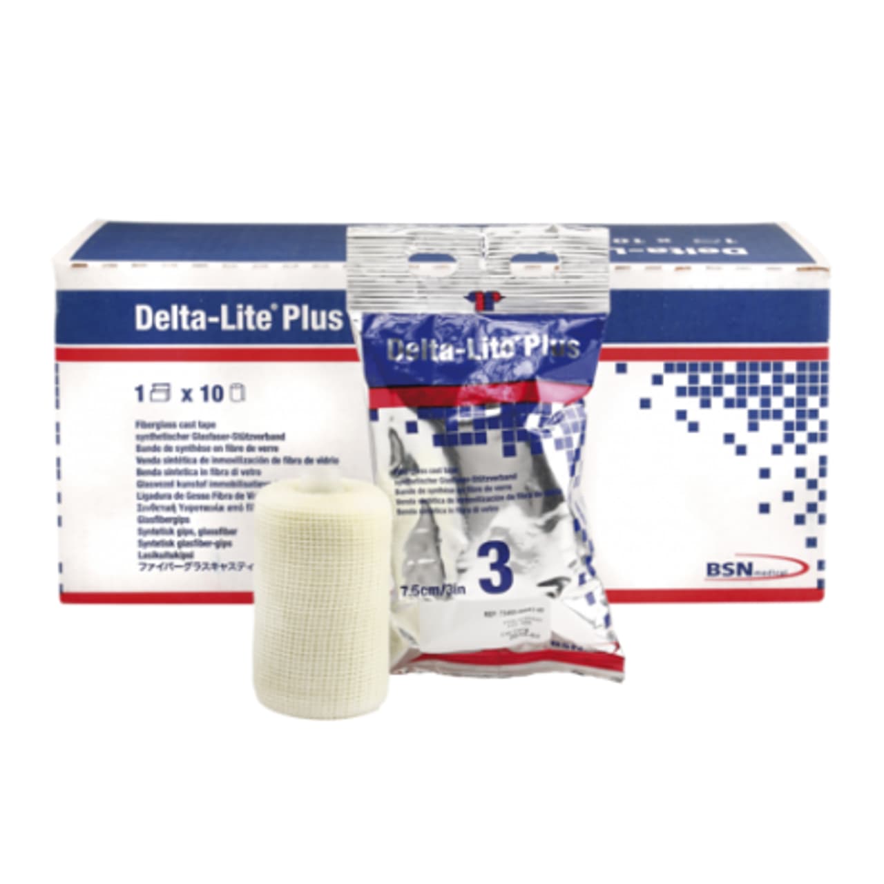 Delta Lite Plus Cast Tape 7.5cmx3.6mtr Fibreglass White