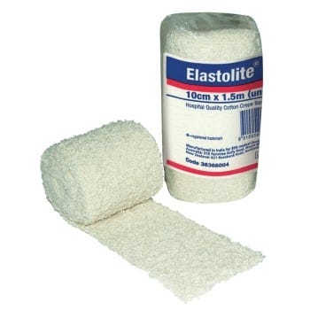 Elastolite Crepe Bandage 10cmx1.5mtr