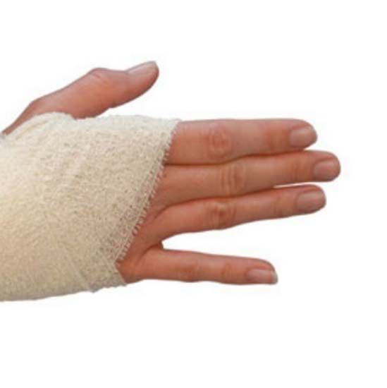 Tensocrepe Bandage 15cmx1.5mtr White