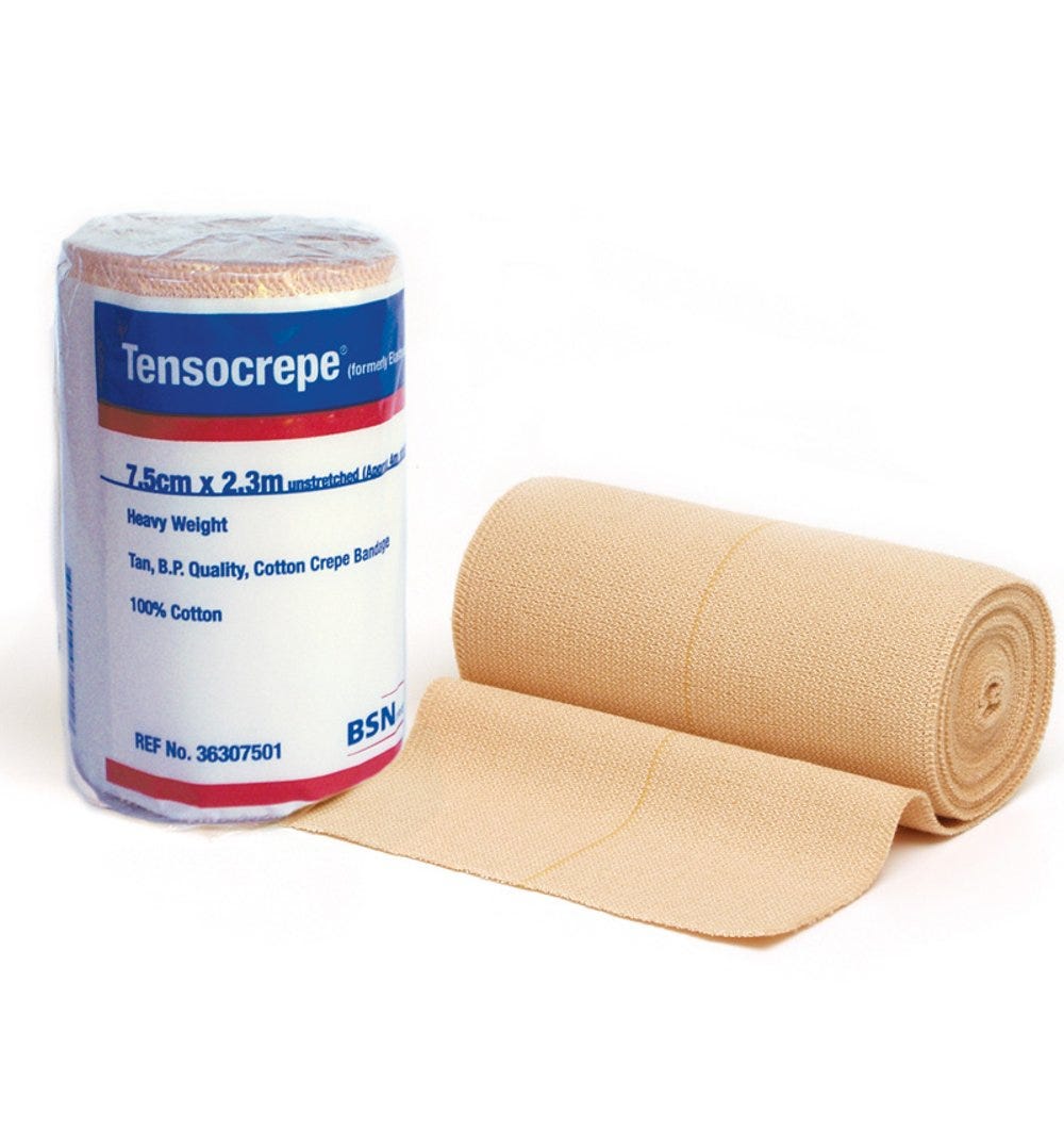 Tensocrepe Bandage 5cmx2.3mtr Tan