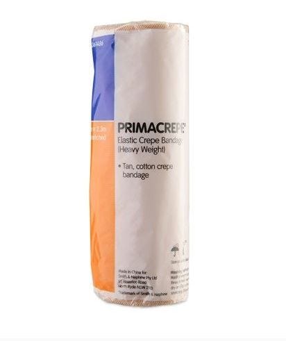 Primacrepe Crepe Bandage 15cmx2.3mtr Tan   Heavy Weight 15cmx2.3mtr