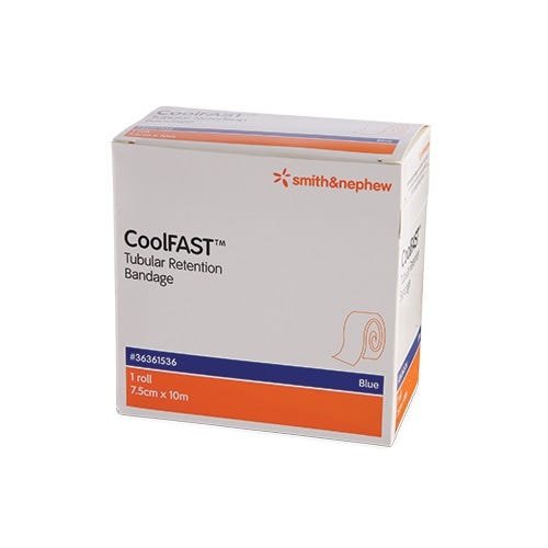 Coolfast Tubular Bandage Blue 10mtr X 7.5cm Blue