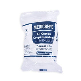 Medicrepe Cotton Crepe Bandage Medium 7.5cmx1.6mtr