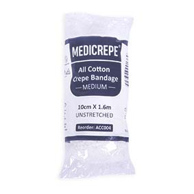 Medicrepe Cotton Crepe Bandage Medium 10cmx1.6mtr
