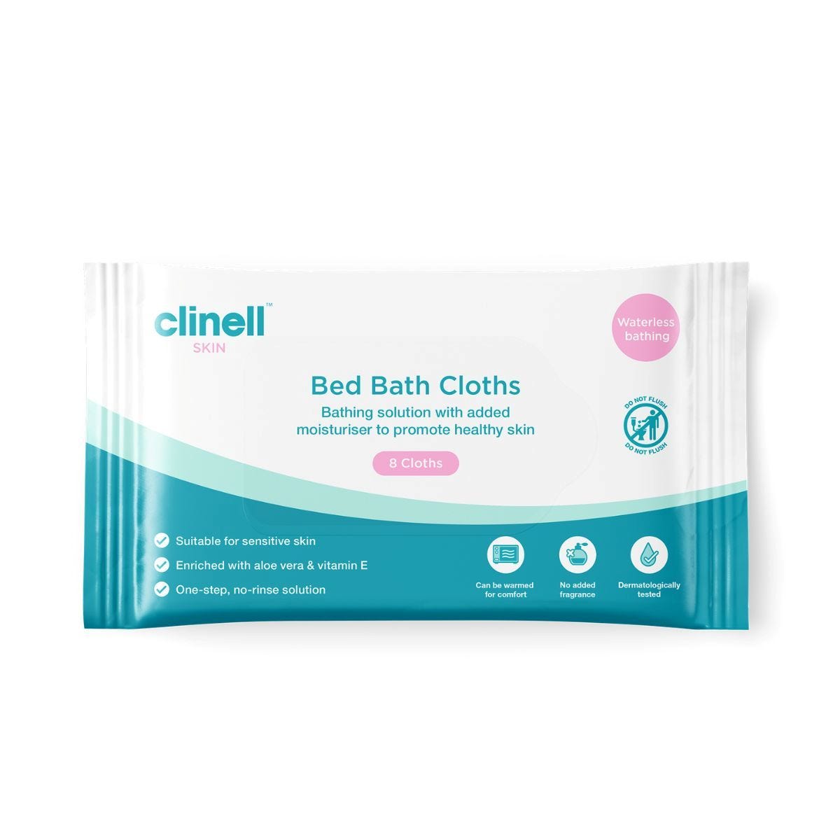 Clinell (Carell) Bed Bath Wipes  25 X29 Cm