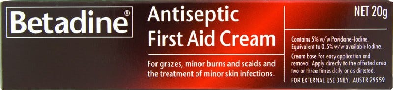 Betadine First Aid Cream 20gm