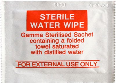 Water Wipes Sterile Bo Xx1000