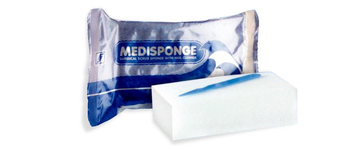 Medisponge Surgical Scrub Sponge With Nail Cleaner