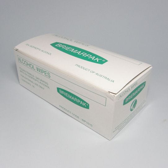 Alcohol Wipes Briemarpak
