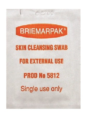 Alcohol Swabs 70% Isopropyl 2% Chlorhexidine