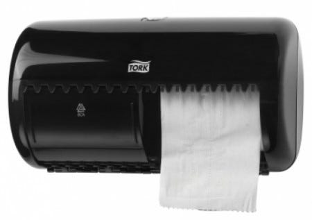 Toilet Dispenser Toilet Paper Twin Roll Black