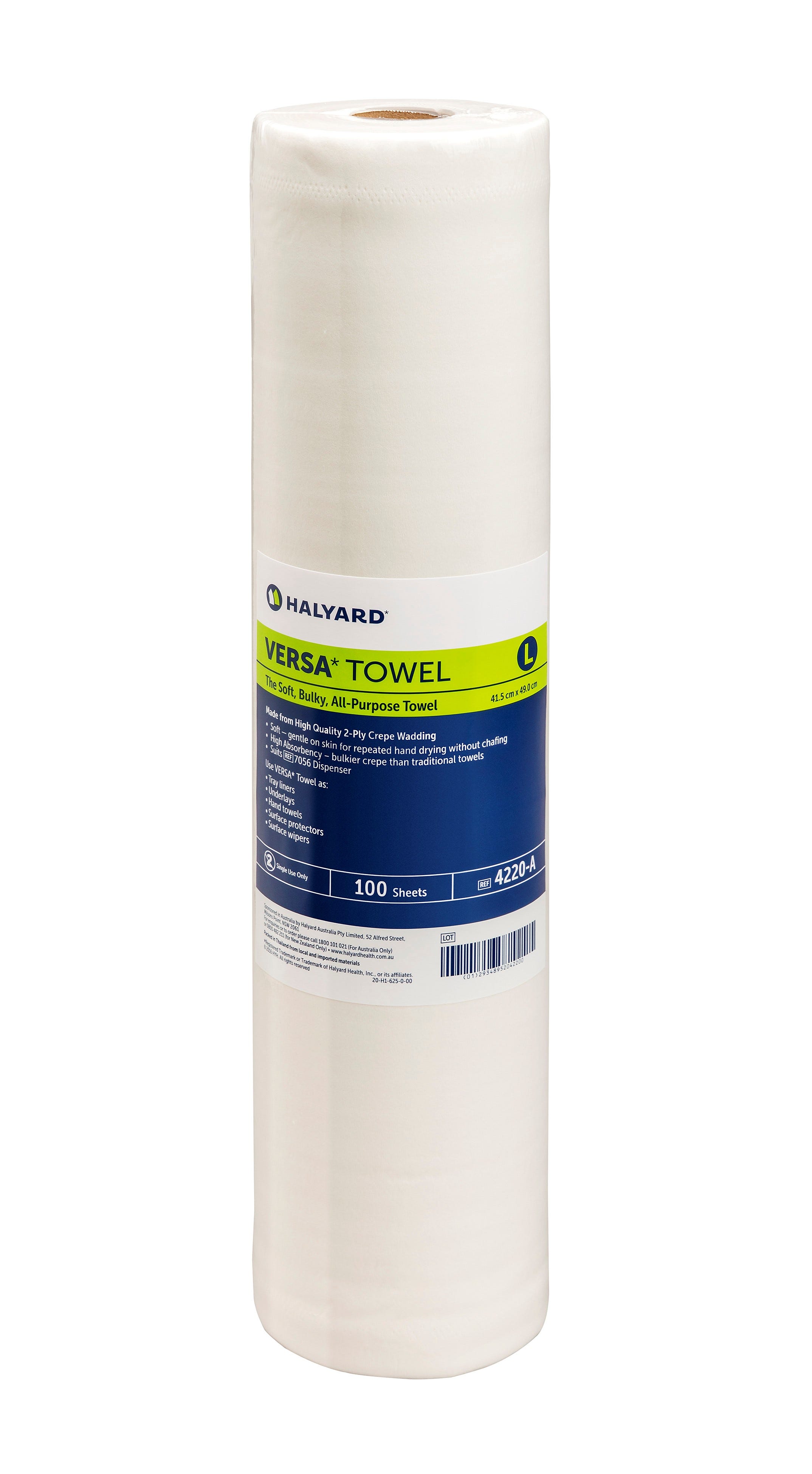 Halyard Versa Towel Roll 41cmx49mtr