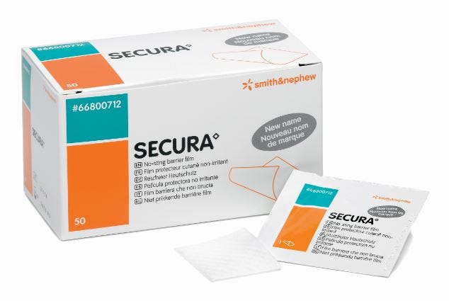 Secura No Sting Barrier Film Wipe 1 Ml