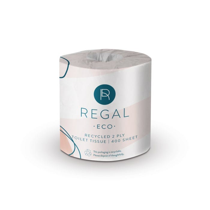 Regal Tru Soft Toilet Roll Recycled 400 Sheets