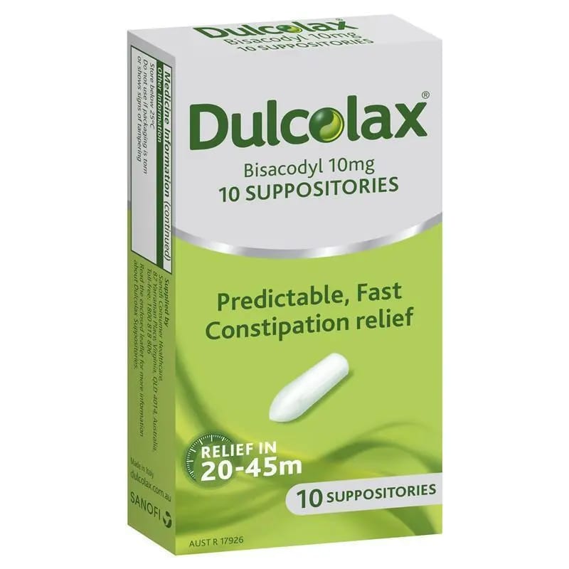 Dulcolax Suppositories 10mg