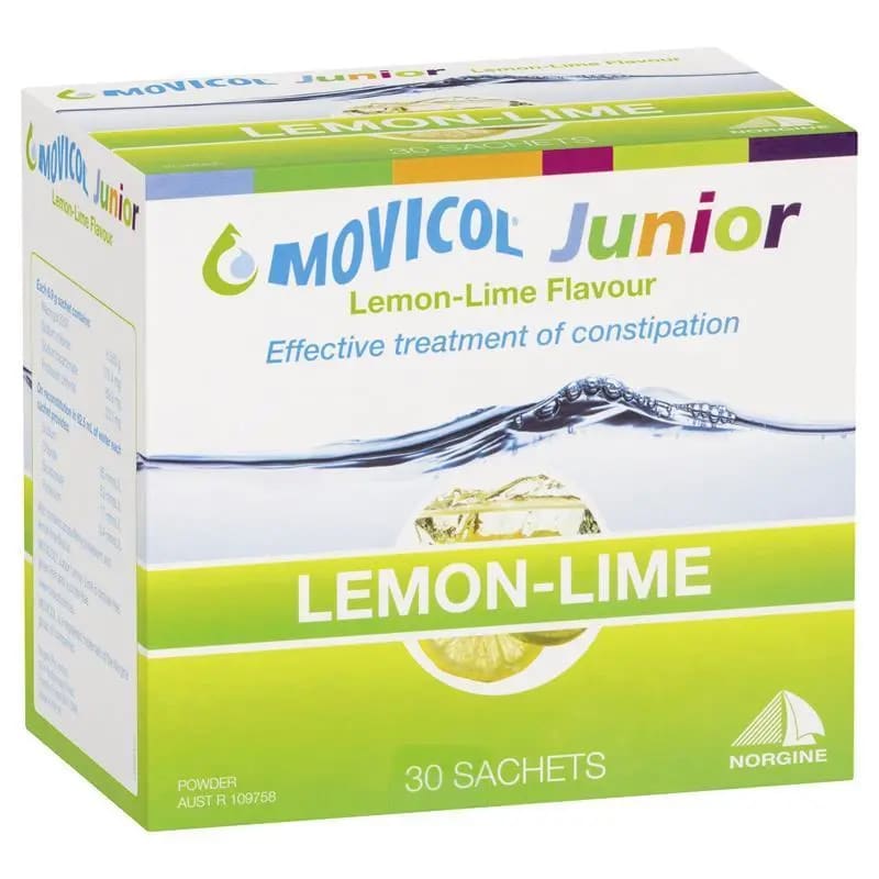Movicol Junior Sachets Lemon Lime Flavour 6.9g Pk Tx30 (Pk Tx30)