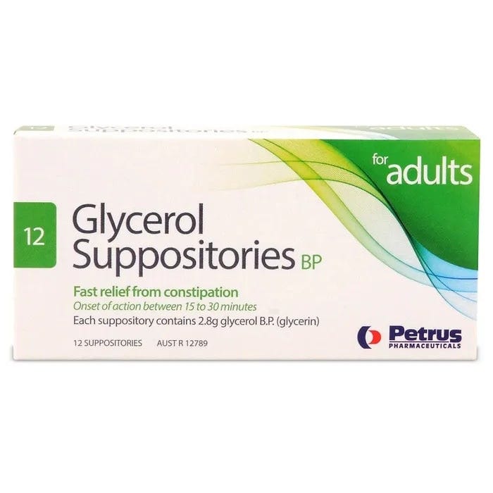 Glycerol Suppositories 2.8g (Pk Tx12)