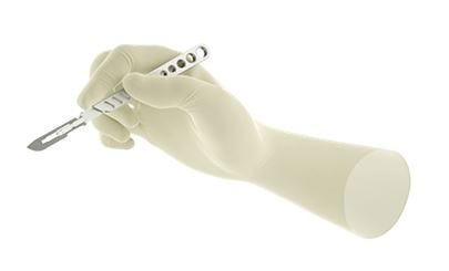 Gloves Dermashield Latex 7.5