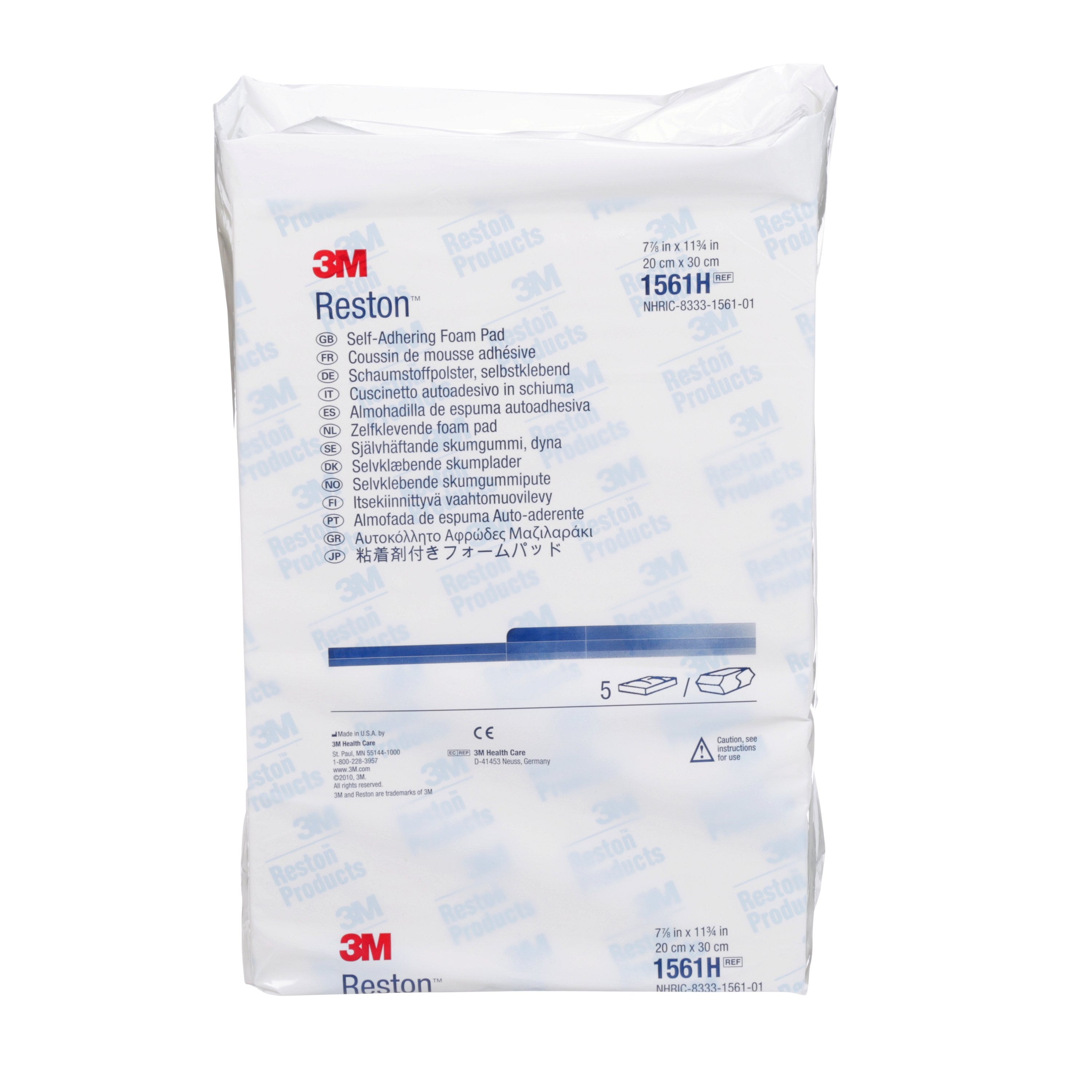 Reston Foam Pad 2.5cm Thick 20cmx30cm