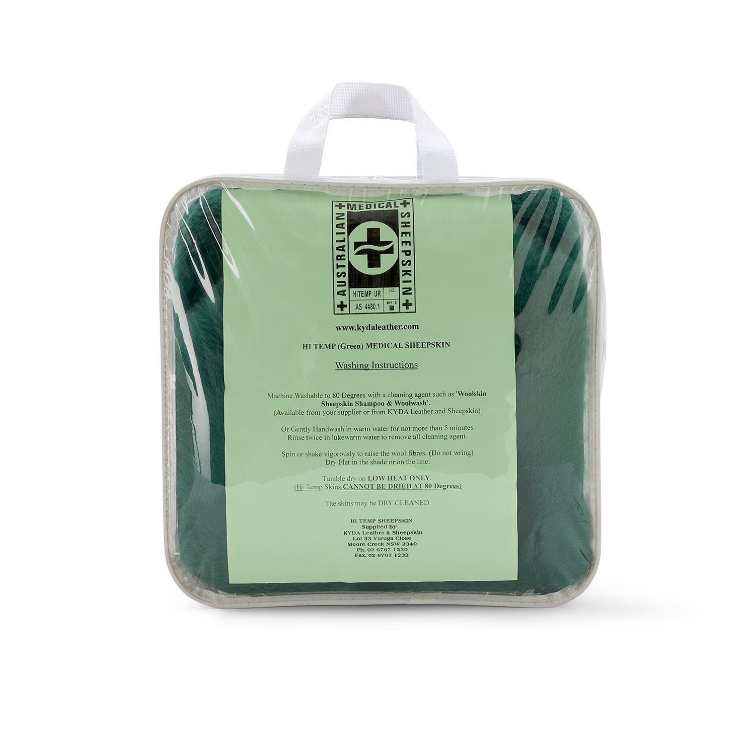 Sheepskin Medical Hi Temp As4480.1 Extra Large Green