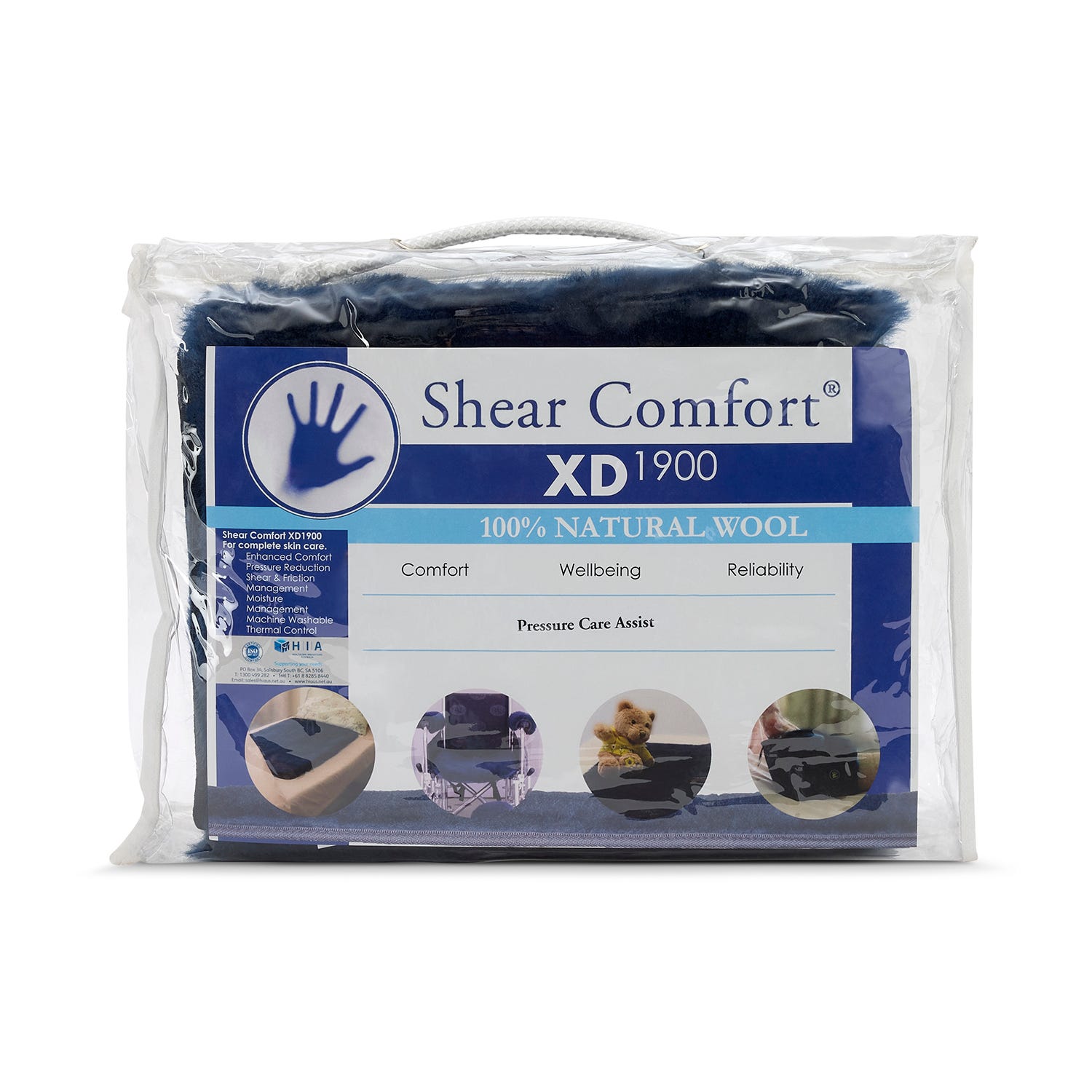 Shear Comfort Pressure Care Assistant Xd1900 30cmx70cm Blue