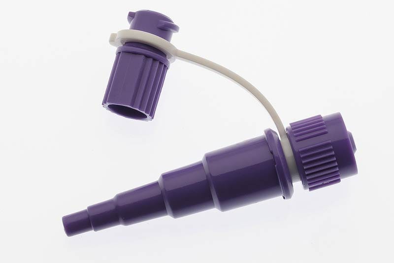 Enfit Adaptor Transition For Funnel Tube To Enfit Syringe
