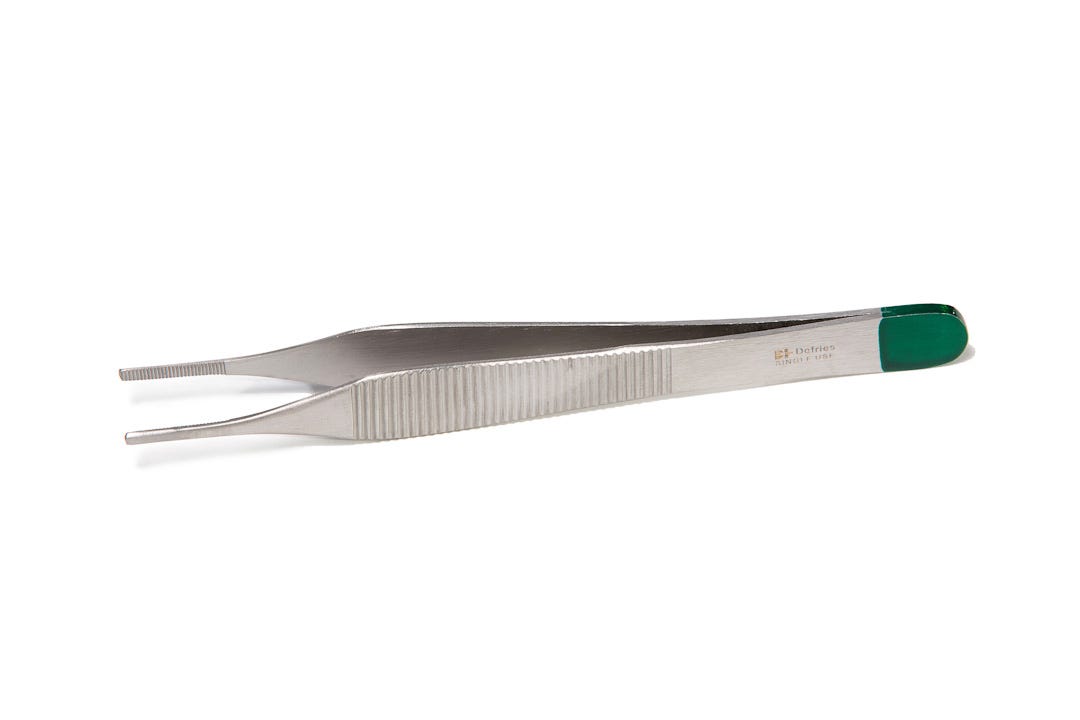 Forceps Adson Dressing Non Toothed Sterile 12.5cm