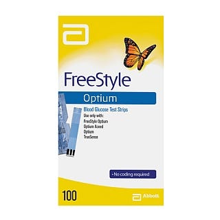 Blood Glucose Strips Freestyle Optium