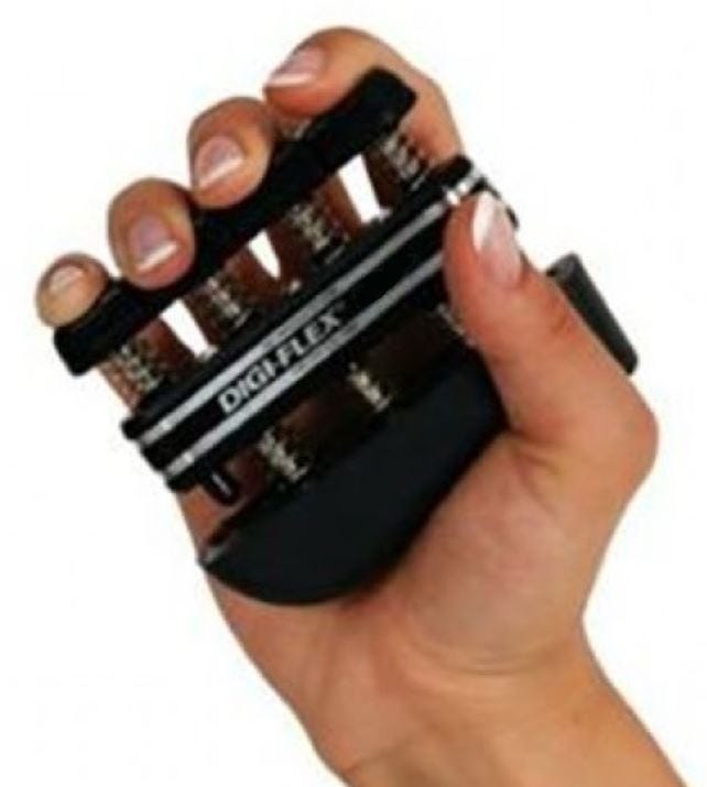 Massager Digiflex Hand And Finger 4.09 Kg Resistance Black