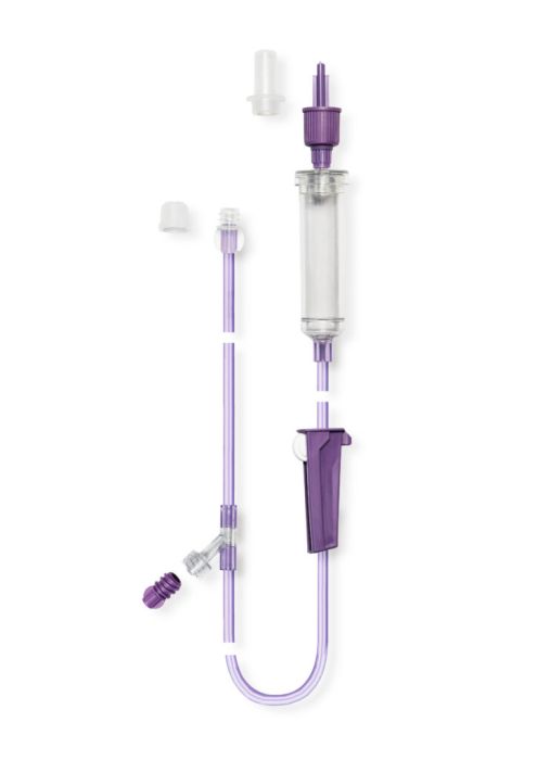 Flocare Gravity Pack Set   Y Port And Drip Chamber