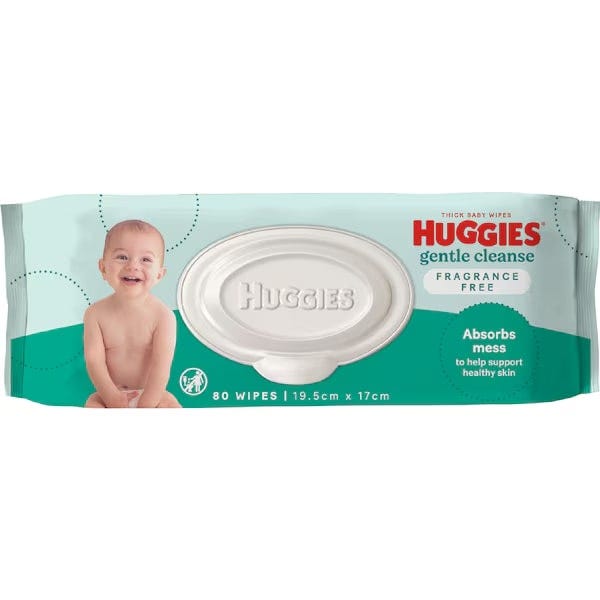 Huggies Thick Baby Wipes 19.5x17cm